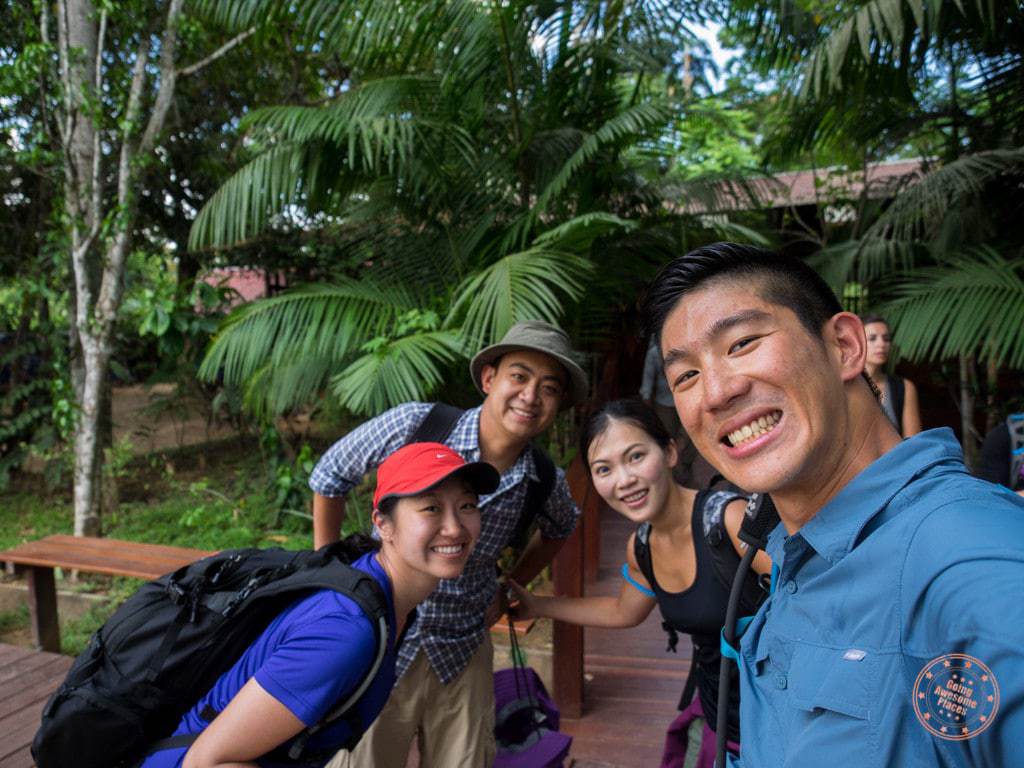 Just outside the main office of Rainforest Expeditions