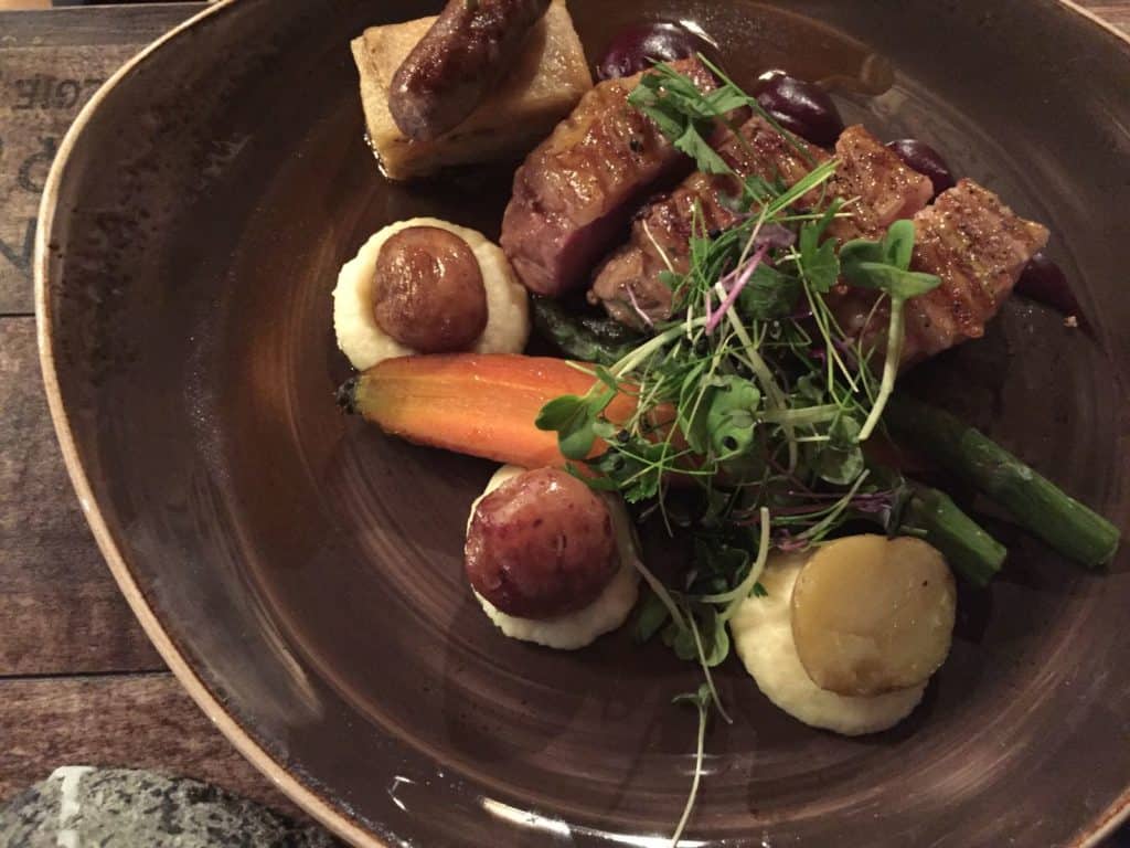Icelandic Lamb at Pakkhus Restaurant in Hofn