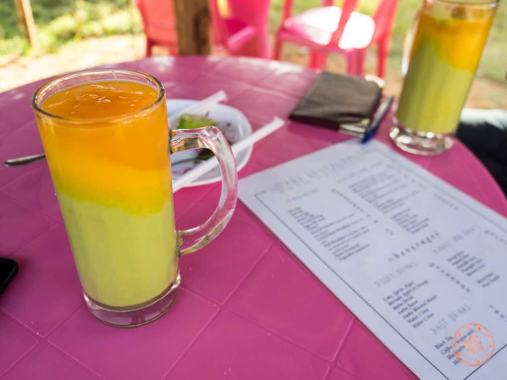 Favourite Mango Papaya Avocado Mixto Drink