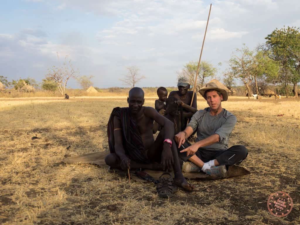 Hanging out with Mursi Tribe