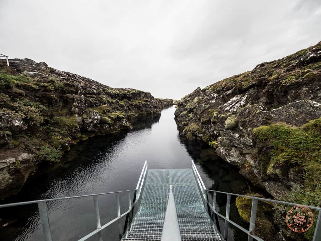 Snorkel Silfra in black and blue tour on day 1 of iceland itinerary