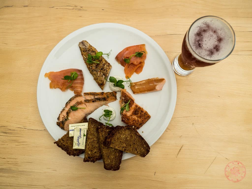 The Burren Storehouse Sample Platter of smoked fish