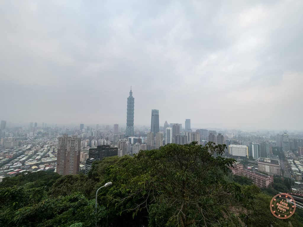 Views of Taipei 101 from Xiangshan Elephant MOuntain