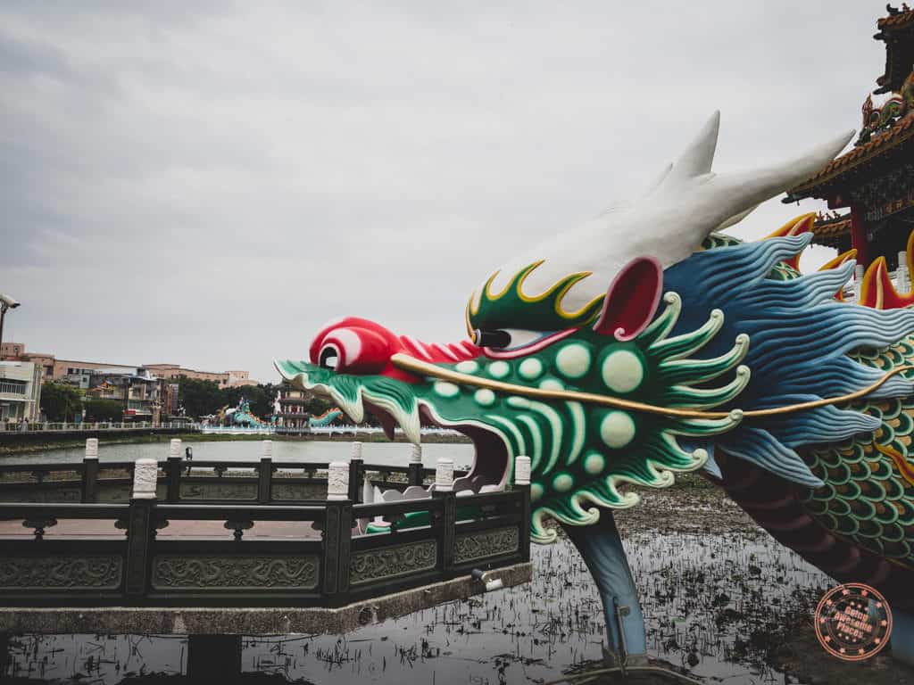 Dragon Entrance Of the Twin Pagodas in Kaohsiung