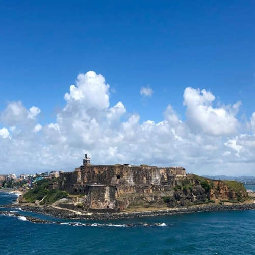 aerial view of san juan