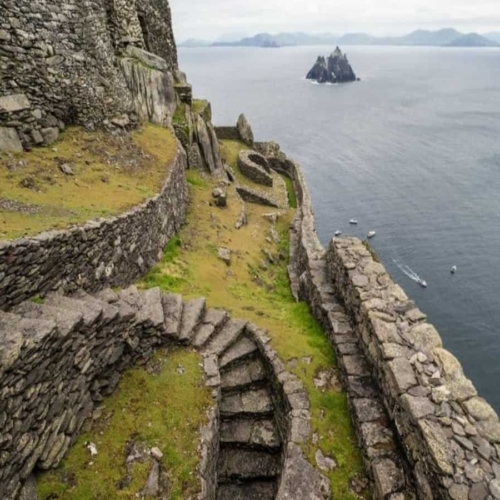 skellig island stairs