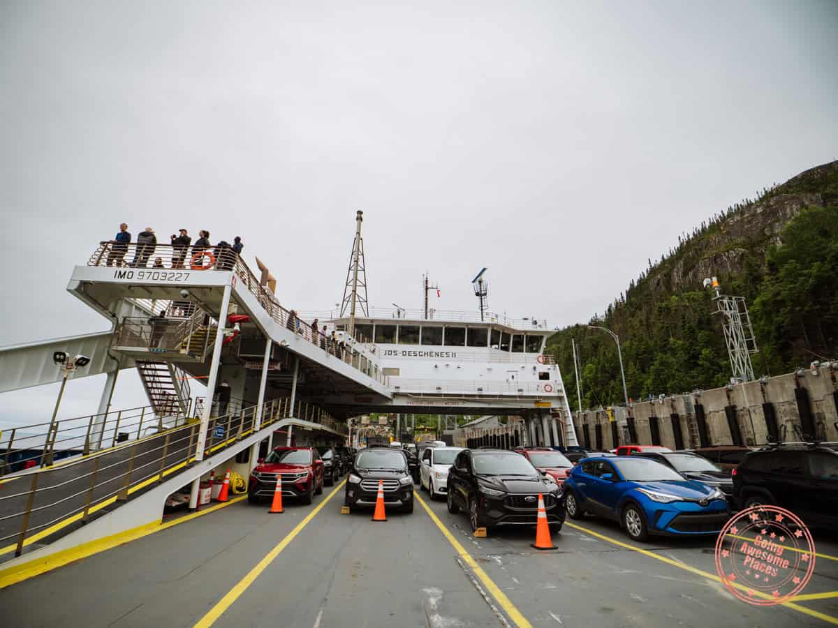 aboard traversiers car ferry