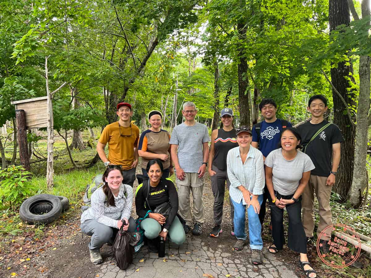 adventure hokkaido 9 day far east hokkaido itinerary group photo