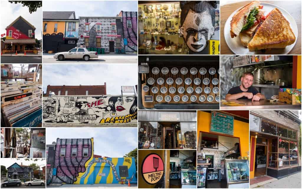 mosaic of what to find in allentown neighbourhood of buffalo