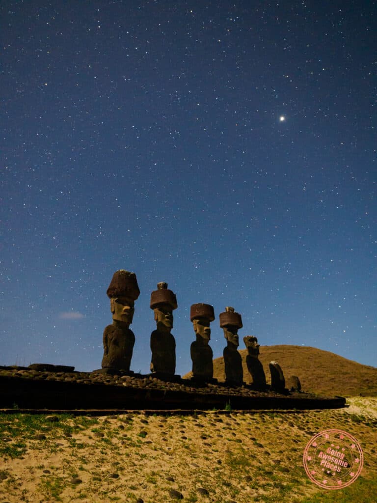 anakena ahu nau nau stargazing astrophotography