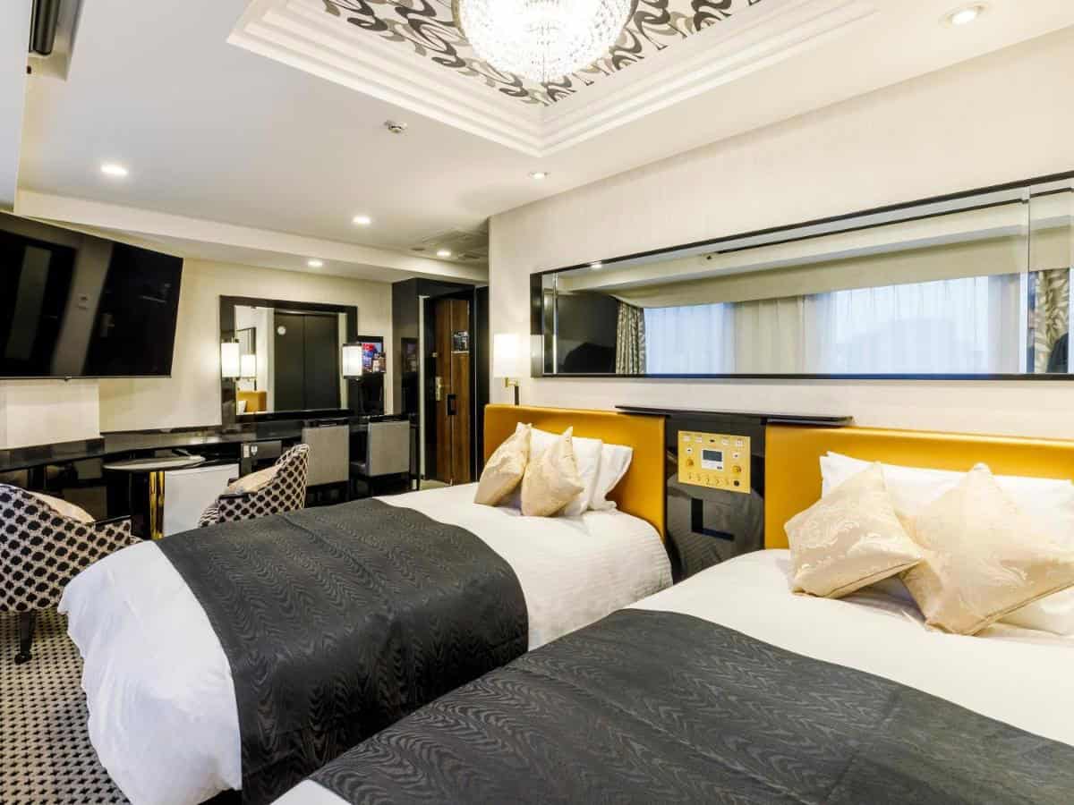 standard double room at apa hotel & resort