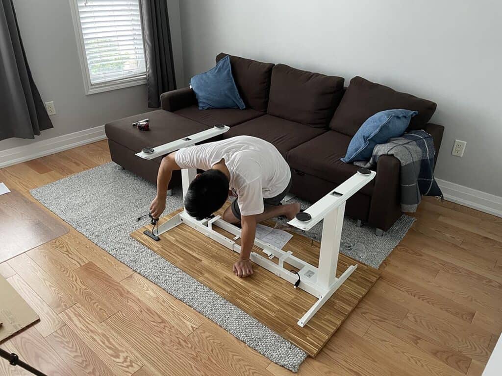 assembling effydesk terradesk