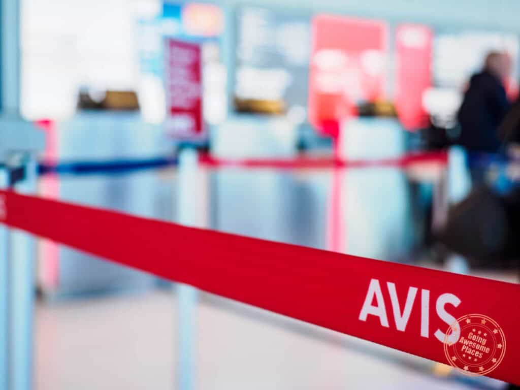 what is avis awd code car rental with queue barrier tape