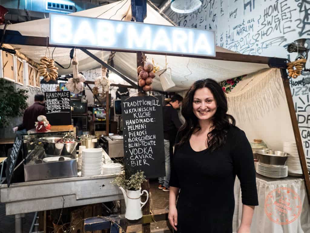 where to eat at markthalle acht bab'maria ukranian food