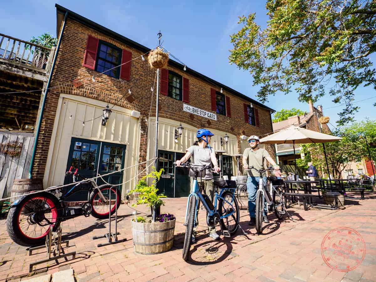 bike stop cafe rental ebikes