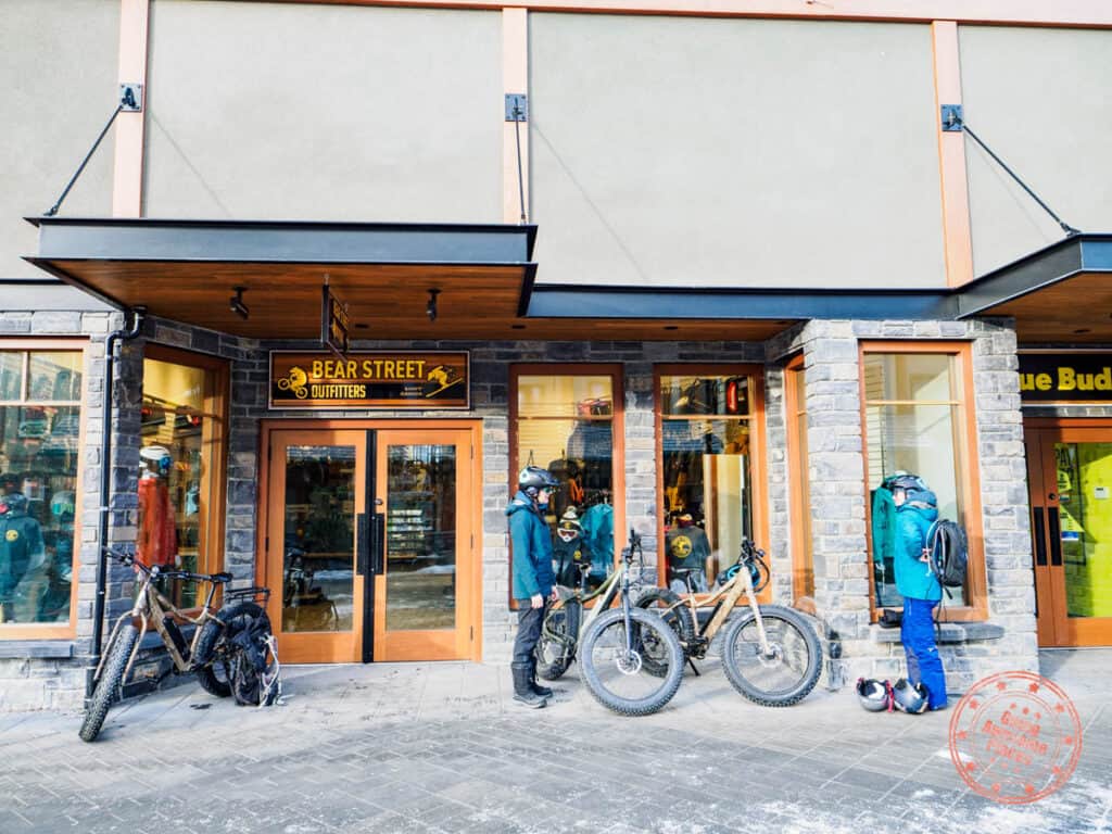 bikescape meeting point in front of bear street outfitters