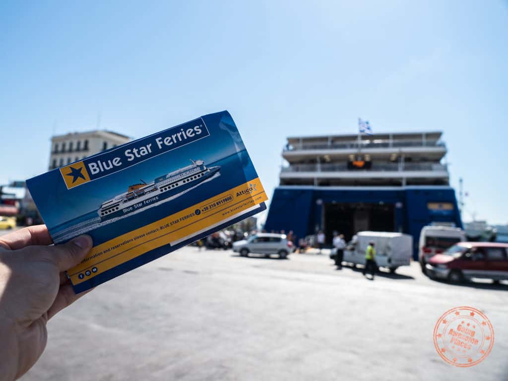 blue star ferry greece 2 week itinerary