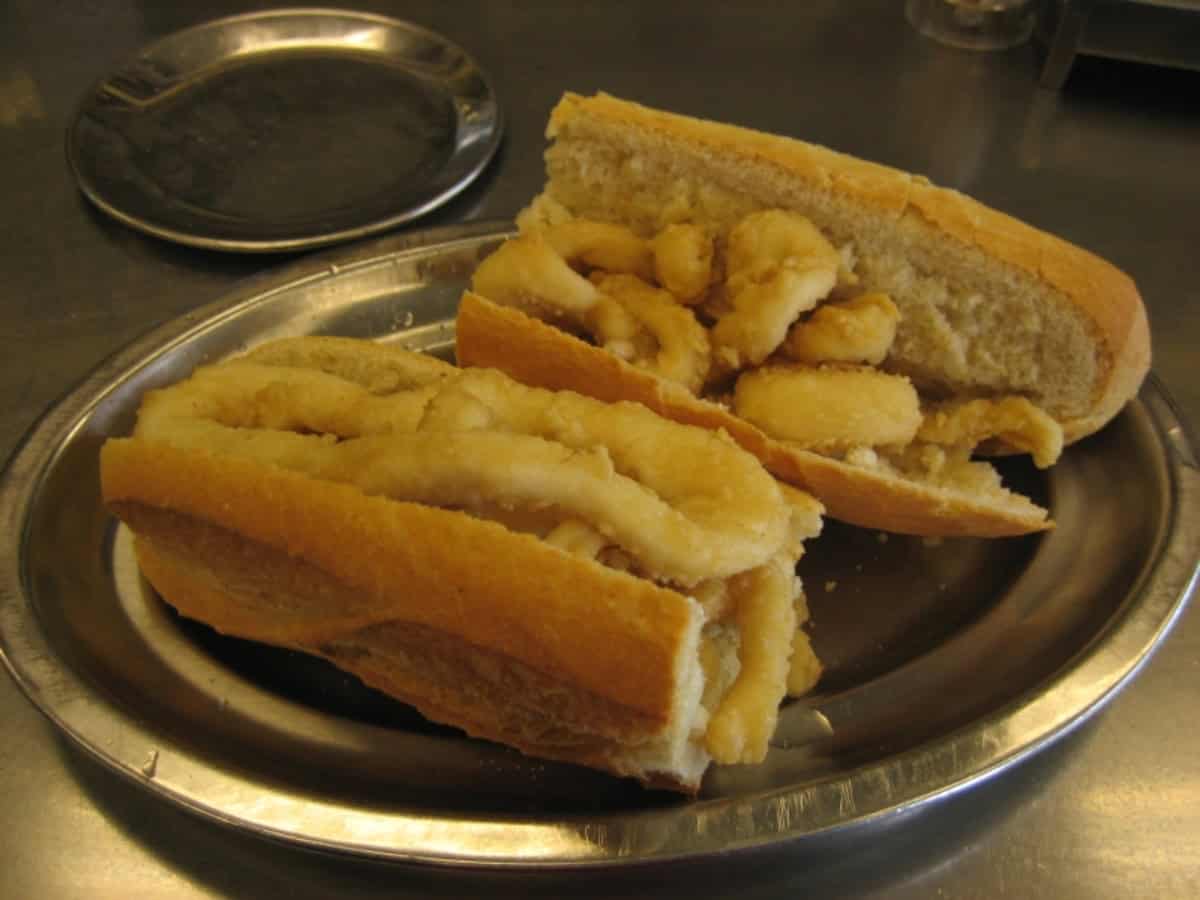 bocadillo de calamares