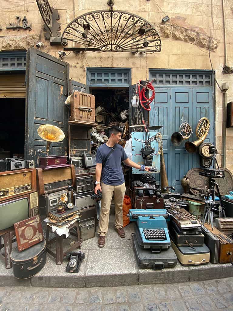 cairo souk antique store what to wear in egypt