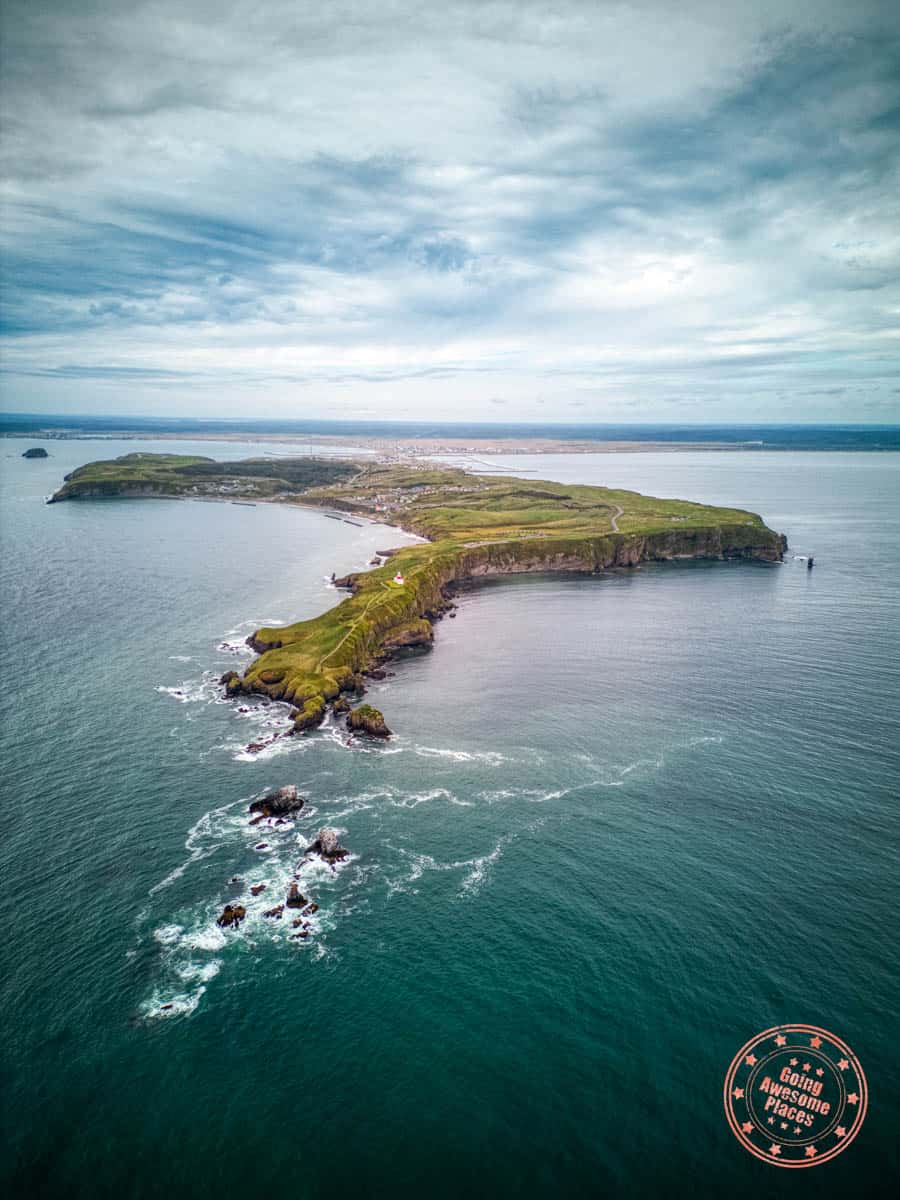 cape kiritappu aerial photo