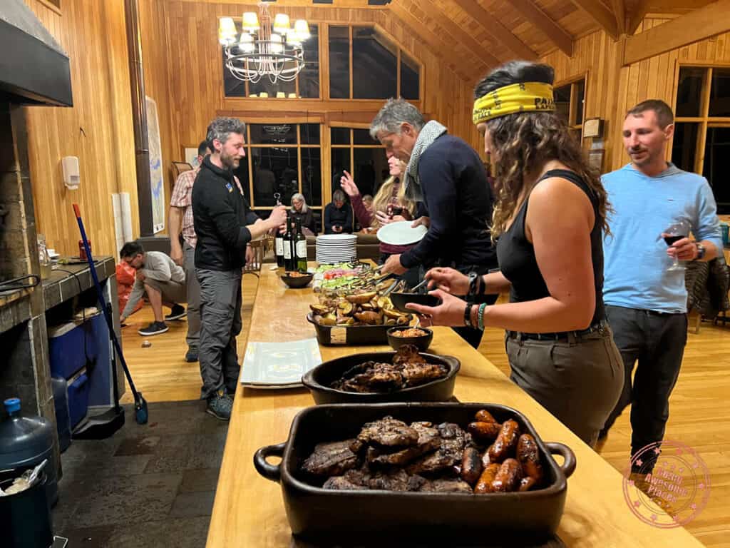 chile nativo riverside camp traditional bbq dinner