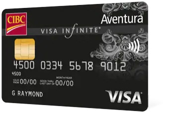 cibc aventura infinite visa canadian credit card