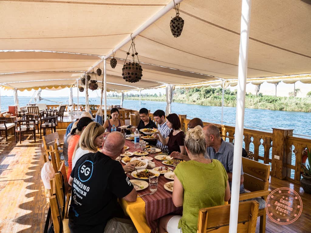 dahabiya loulia lunch