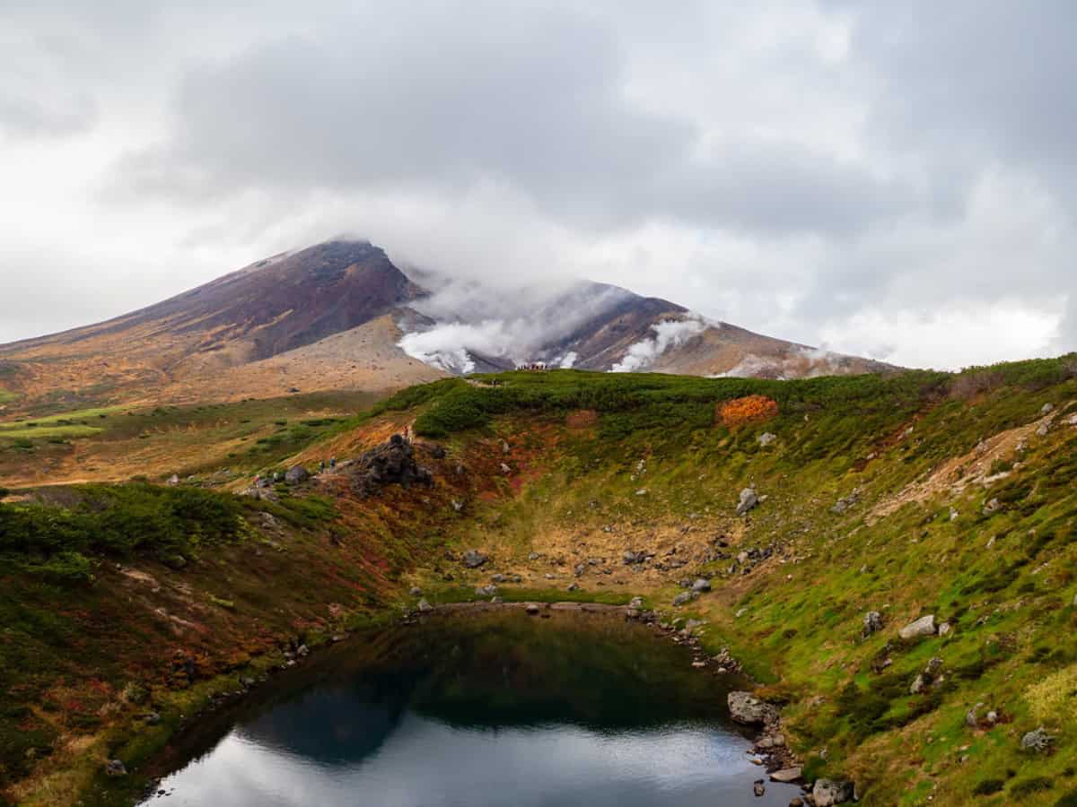 mount asahidake in daisetsuzan national park
