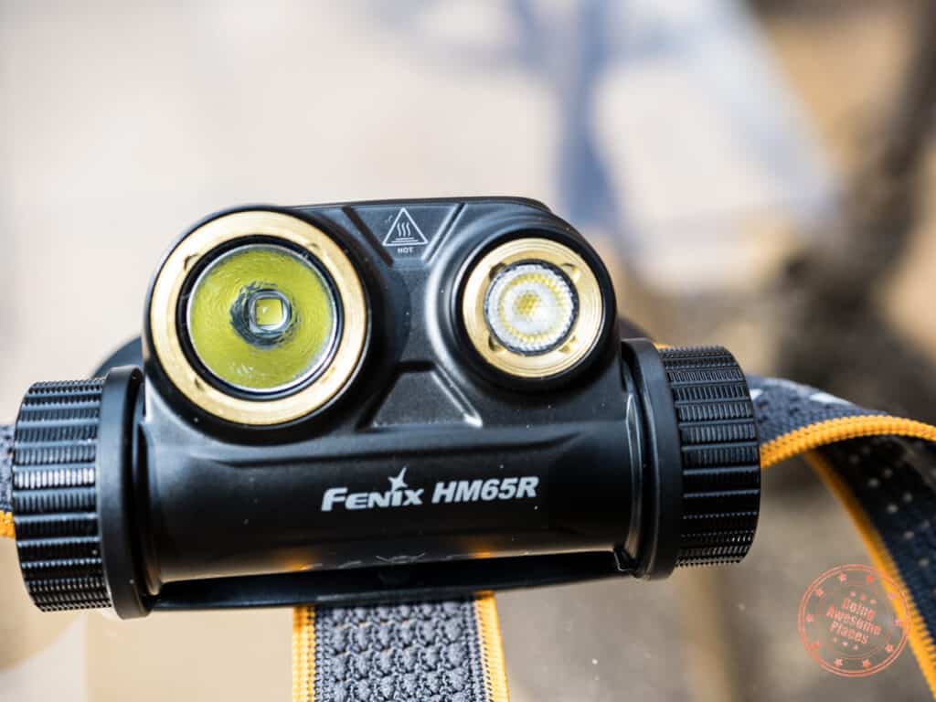 spotlight and floodlight leds of fenix hm65r