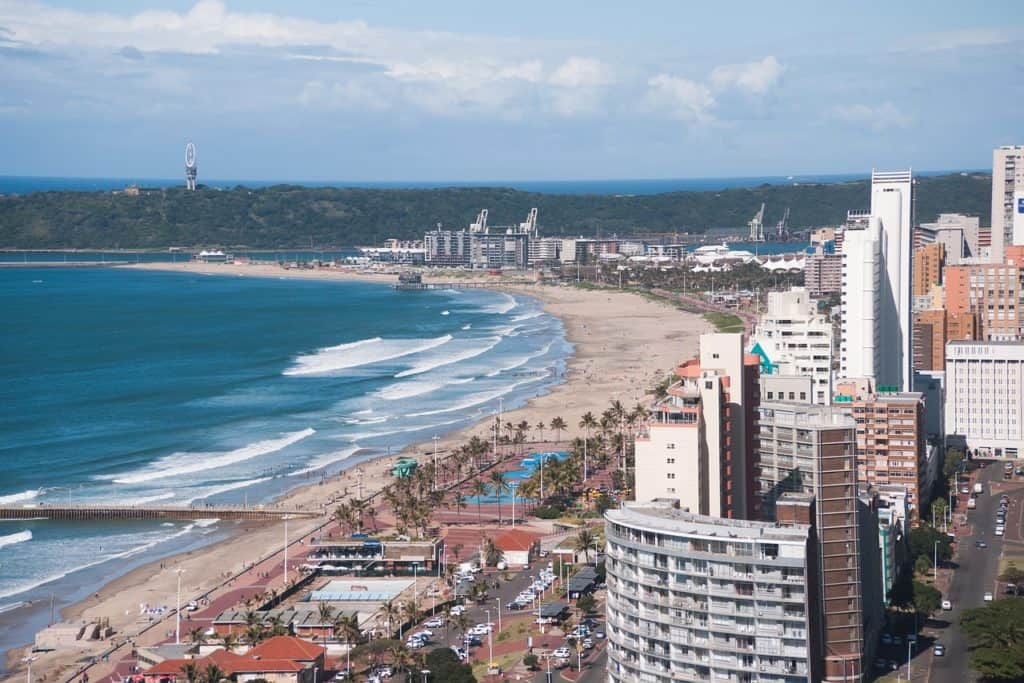 durban beach in south africa