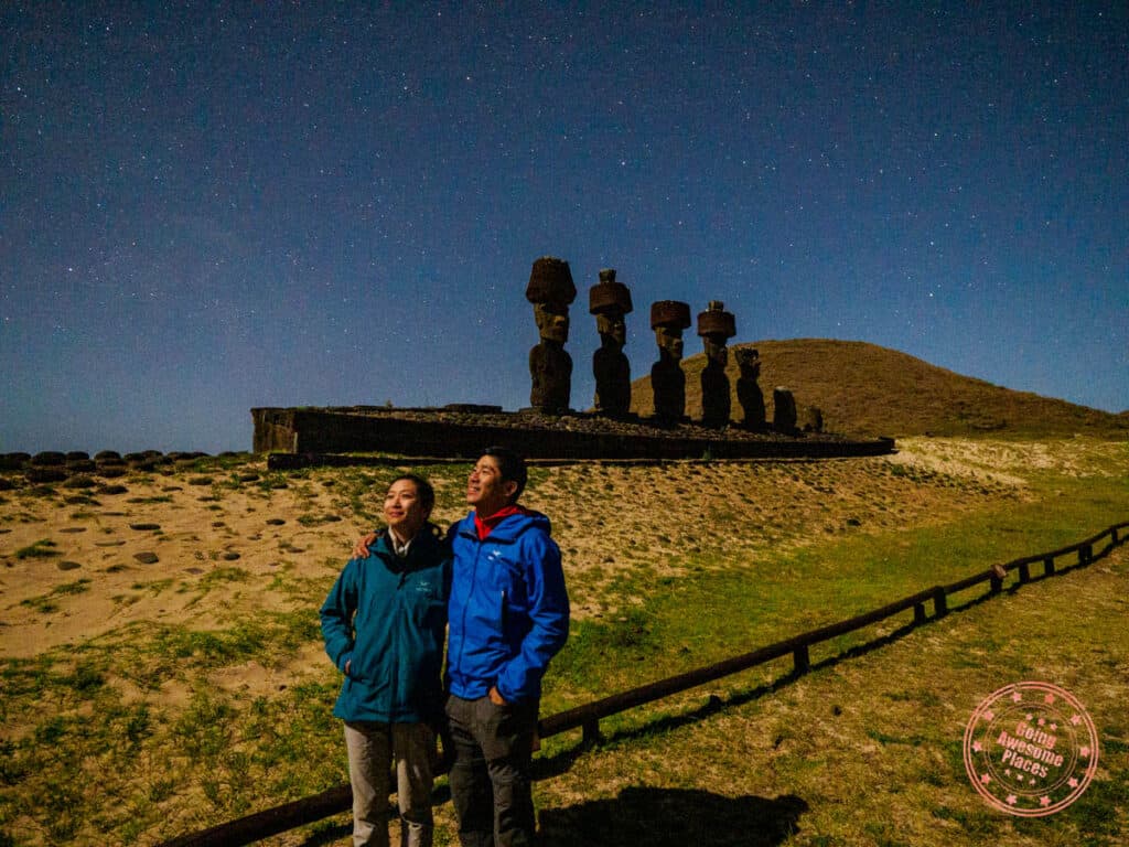 easter island stargazing tour ahu nau nau anakena