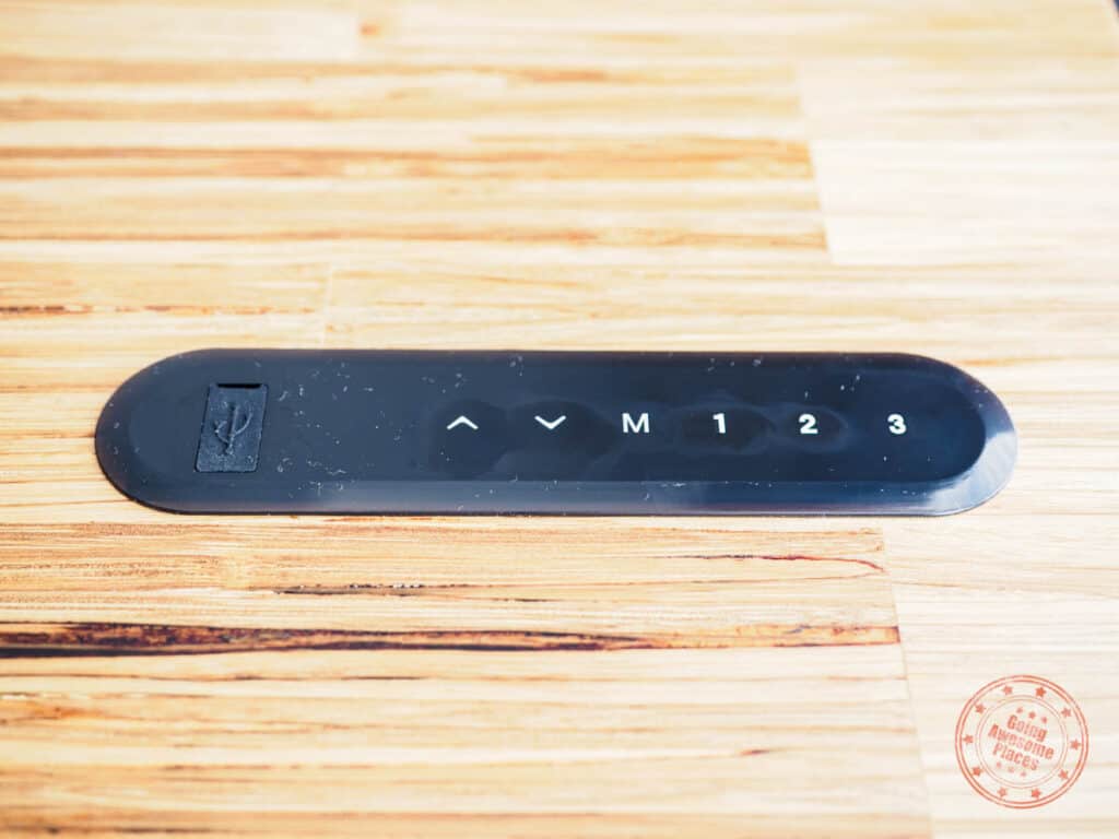 effydesk terradesk keypad closeup