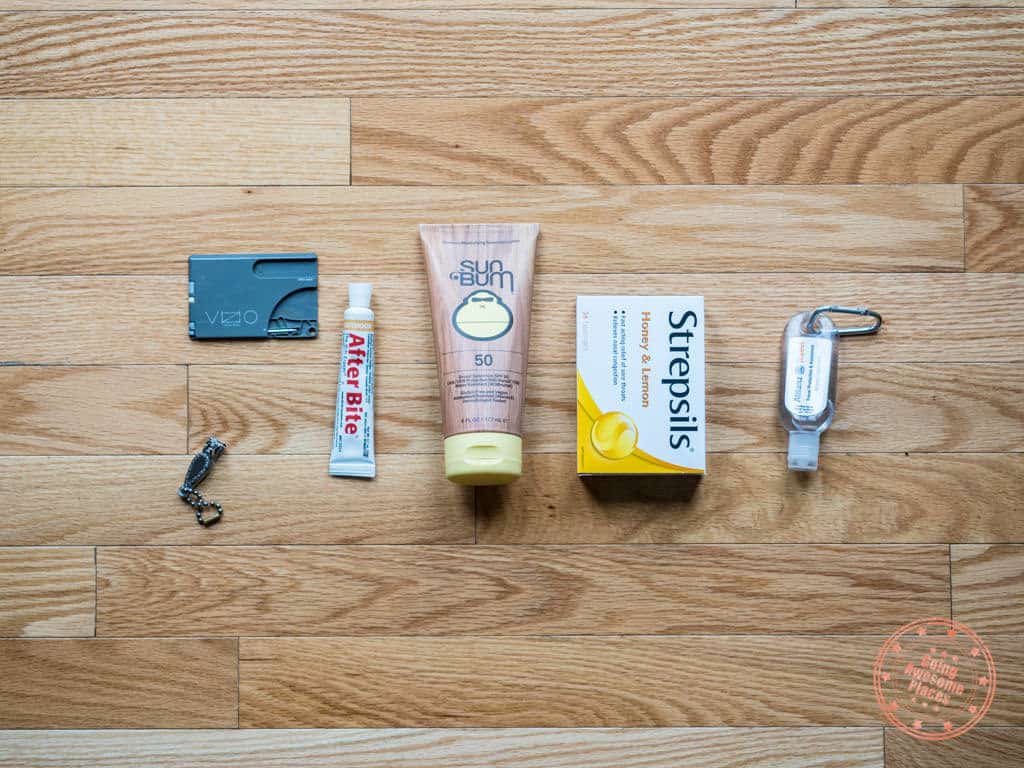 personal items to pack for a trip to egypt