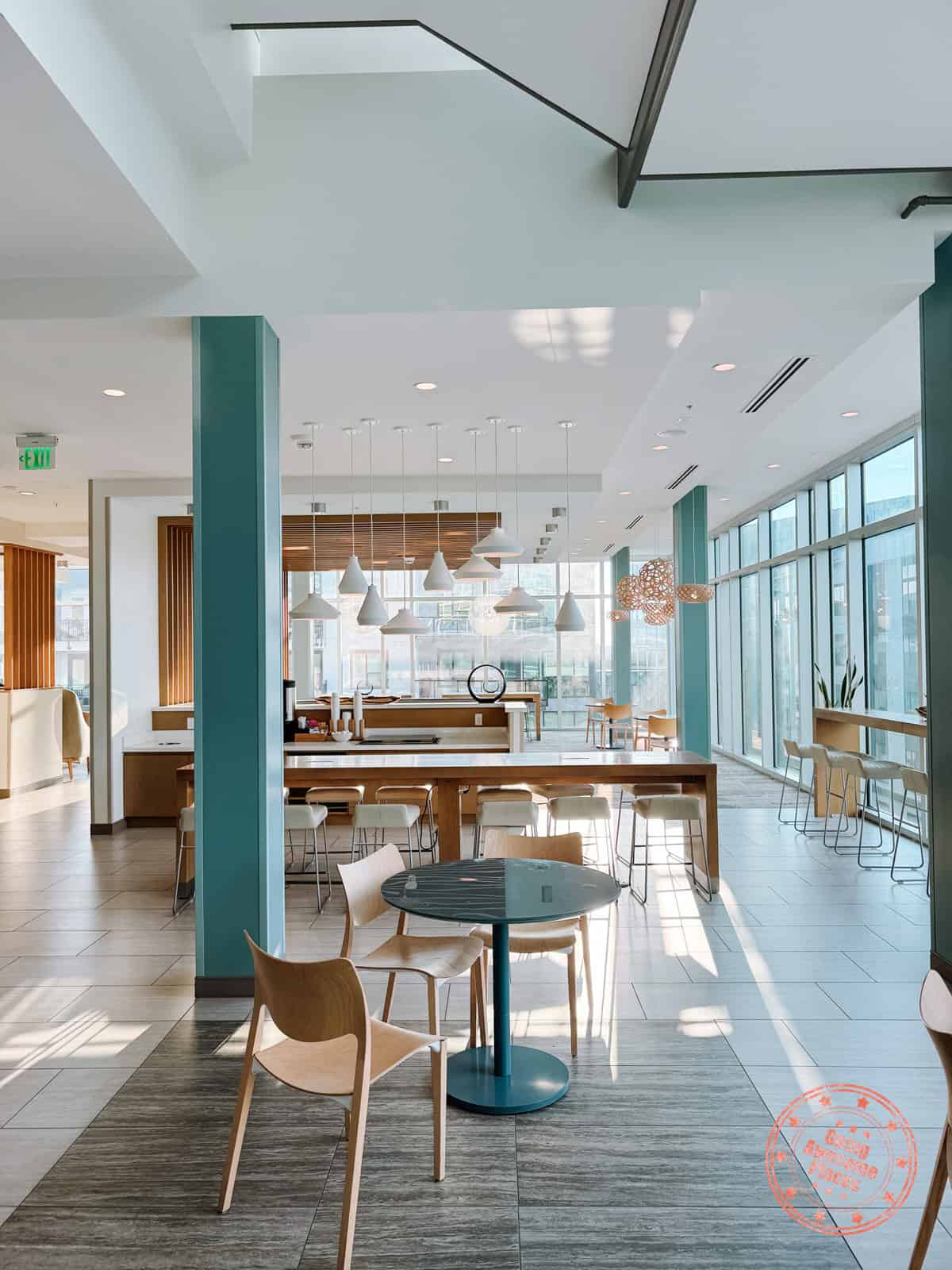 element midtown tampa lobby interior