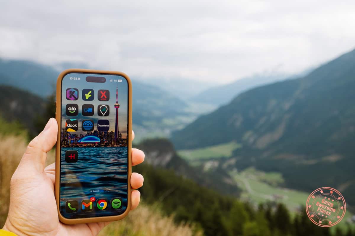 esims for international travel wiwth apps on the smartphone