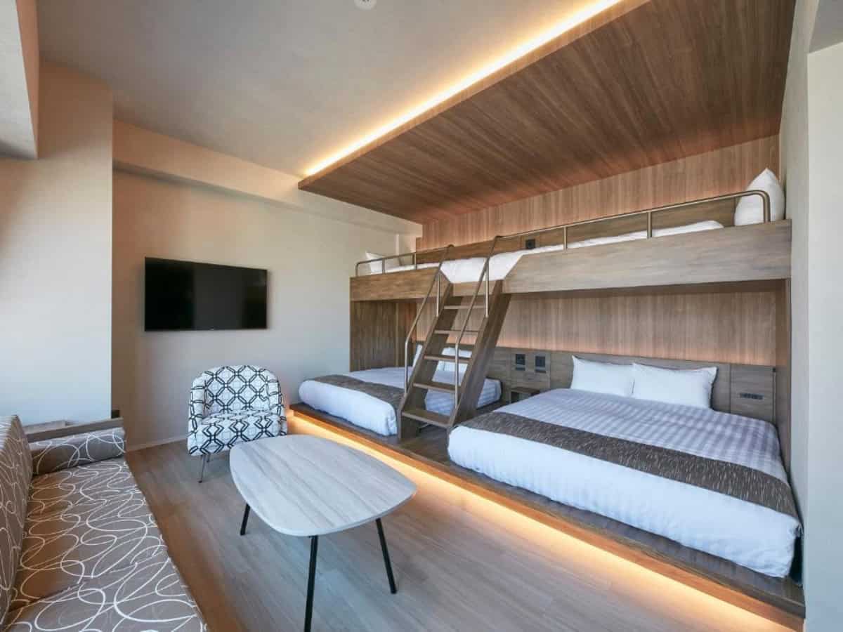 bunkhouse room at fav hotel kumamoto