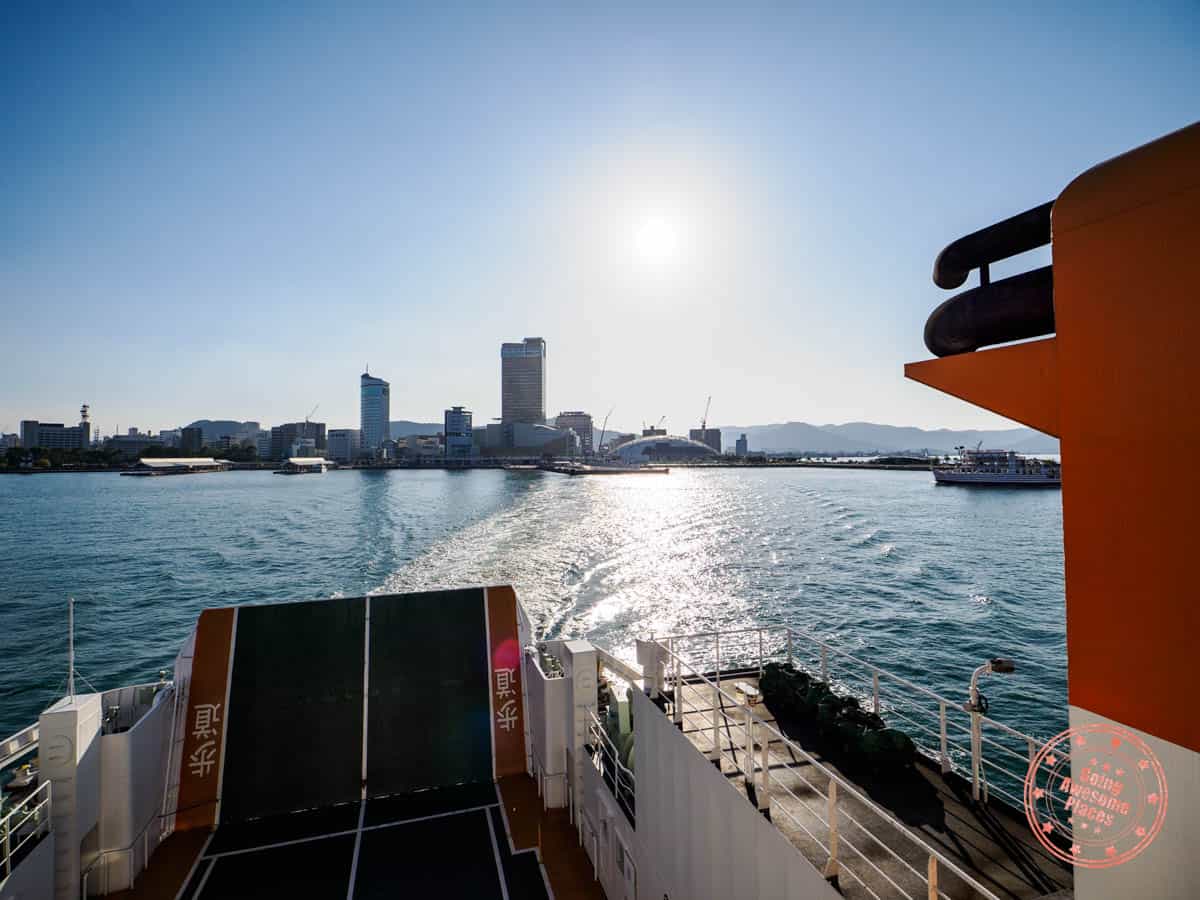 ferry from takamatsu to naoshima