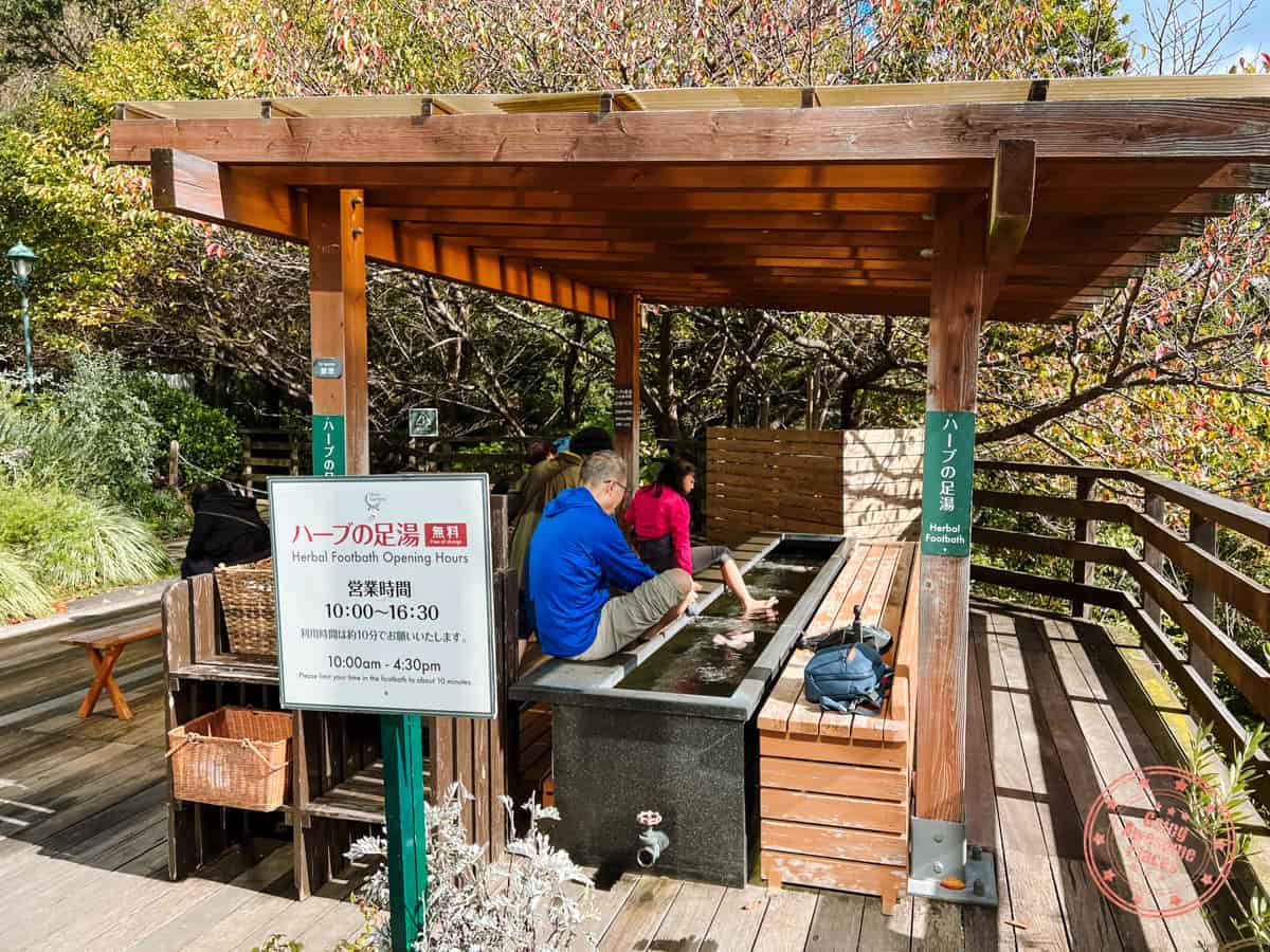 kobe nunobiki herb gardens foot onsen