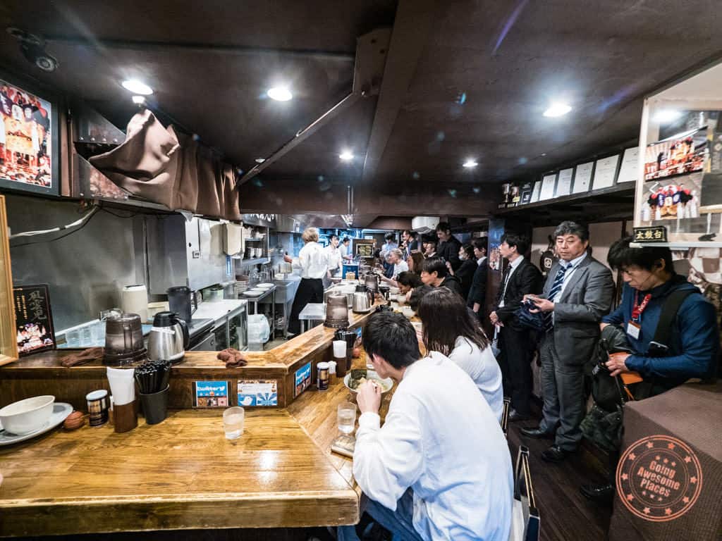 fuunji ramen shop interior shinjuku tokyo