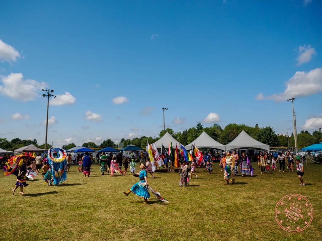 garden river powwow with thrive tours