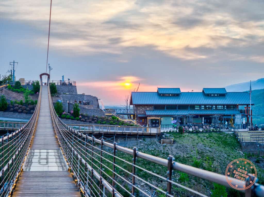 gatlinburg skylift park skybridge sunrise experience