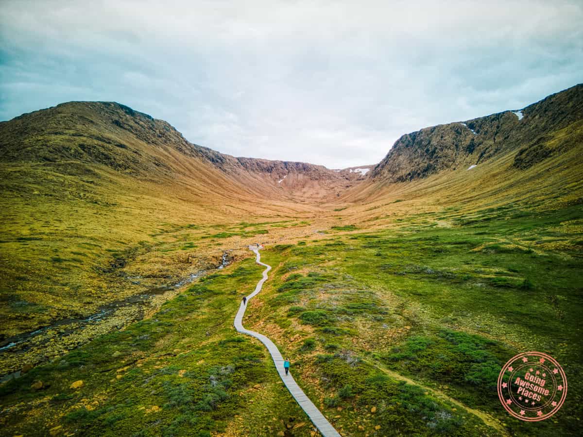 gros morne national park the tablelands hike boardwalk