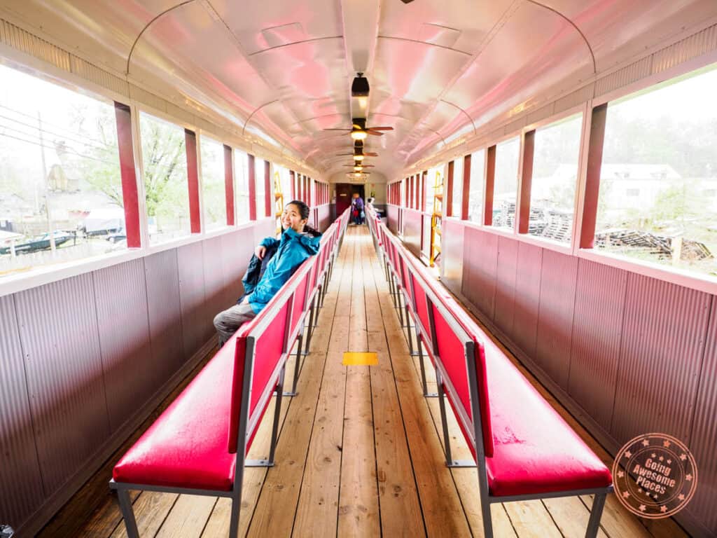 gsmr open air gondola train car in smoky mountains itinerary