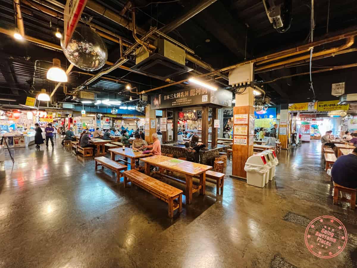 hirome market food market interior