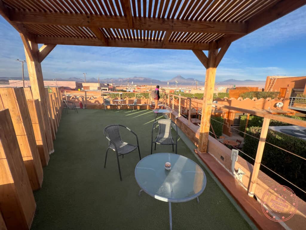 hoteles pueblo de tierra upper lounge deck