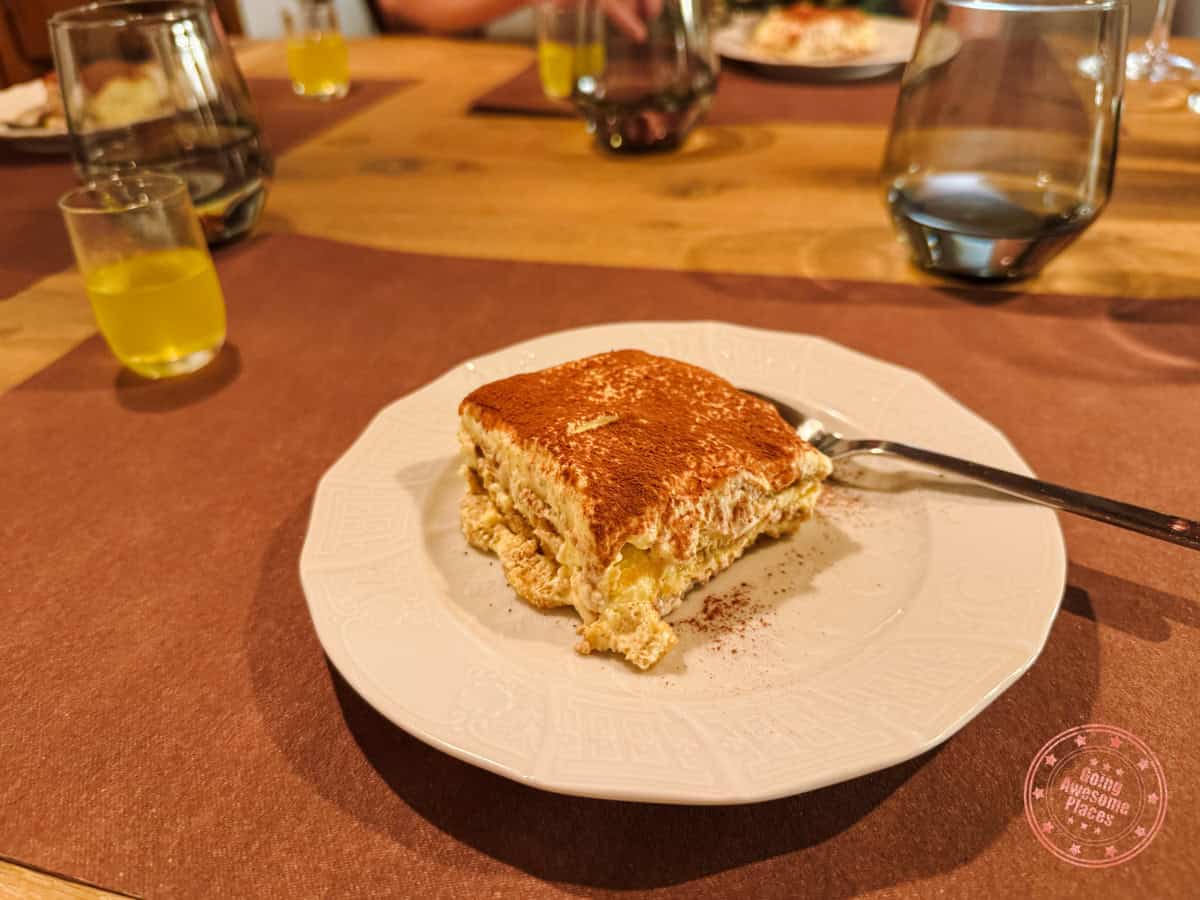 in villa tuscan cooking class made tiramisu