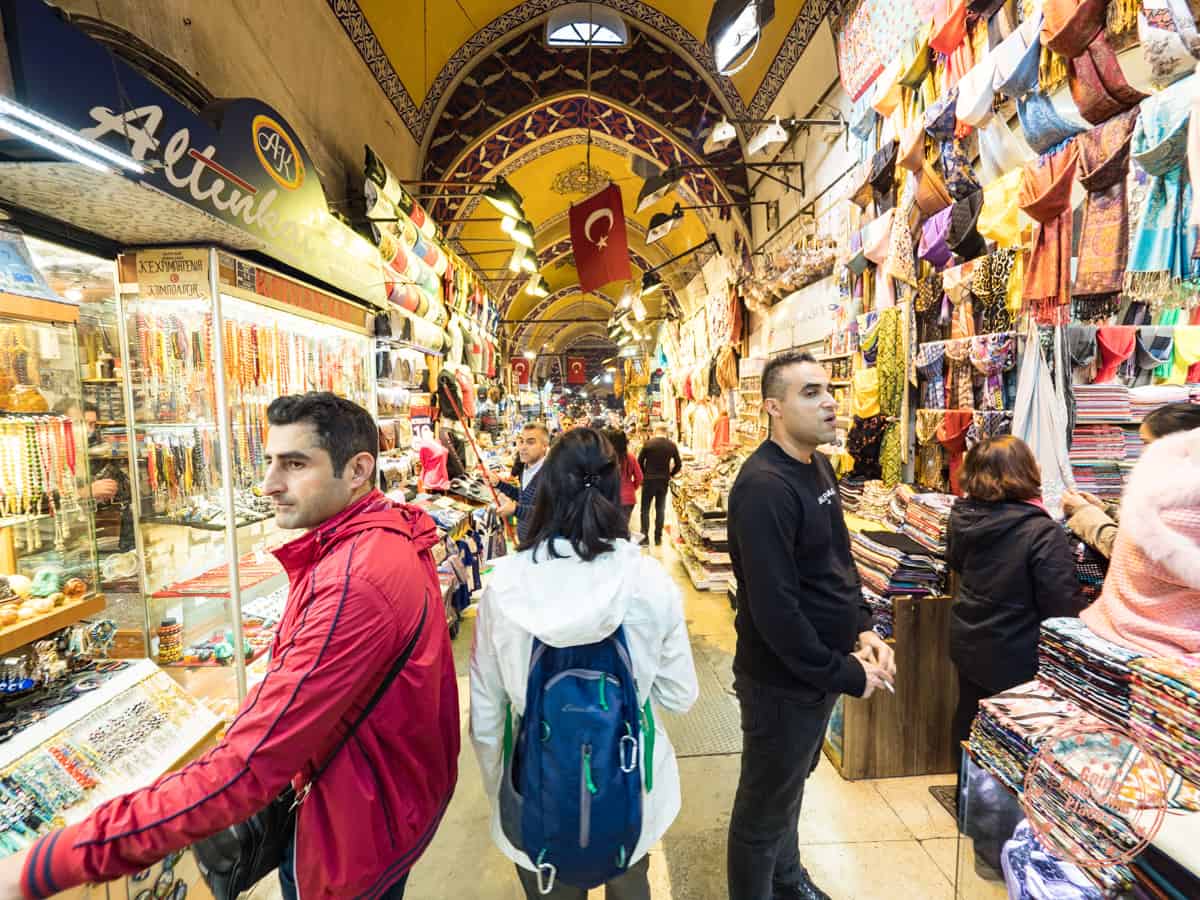 exploring the alleyways inside grand bazaar
