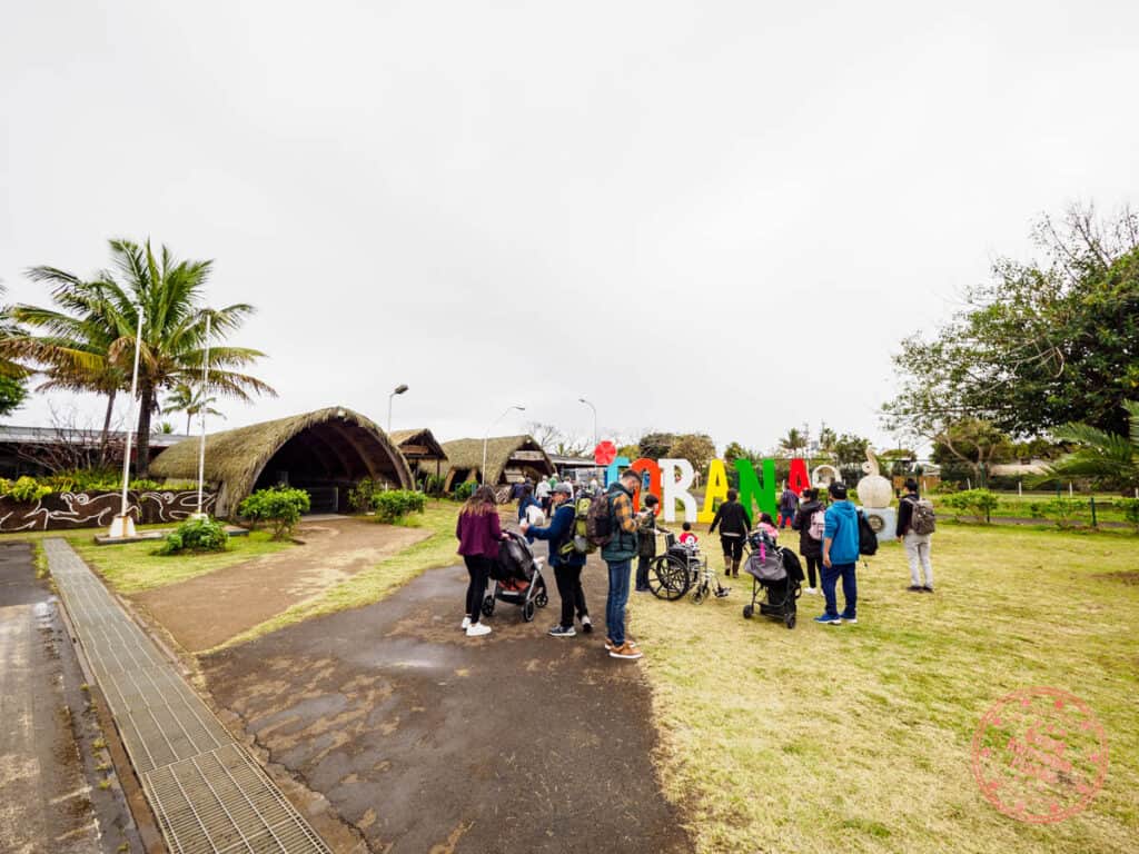 iorana sign at easter island airport