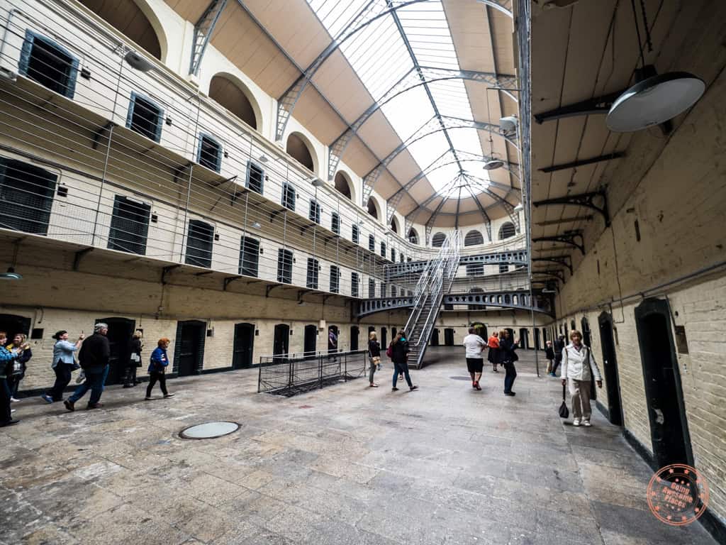 view of the cells in kilmainham gaol