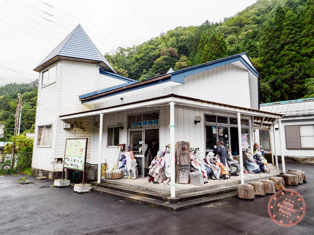 iya valley nagoro scarecrow village town center